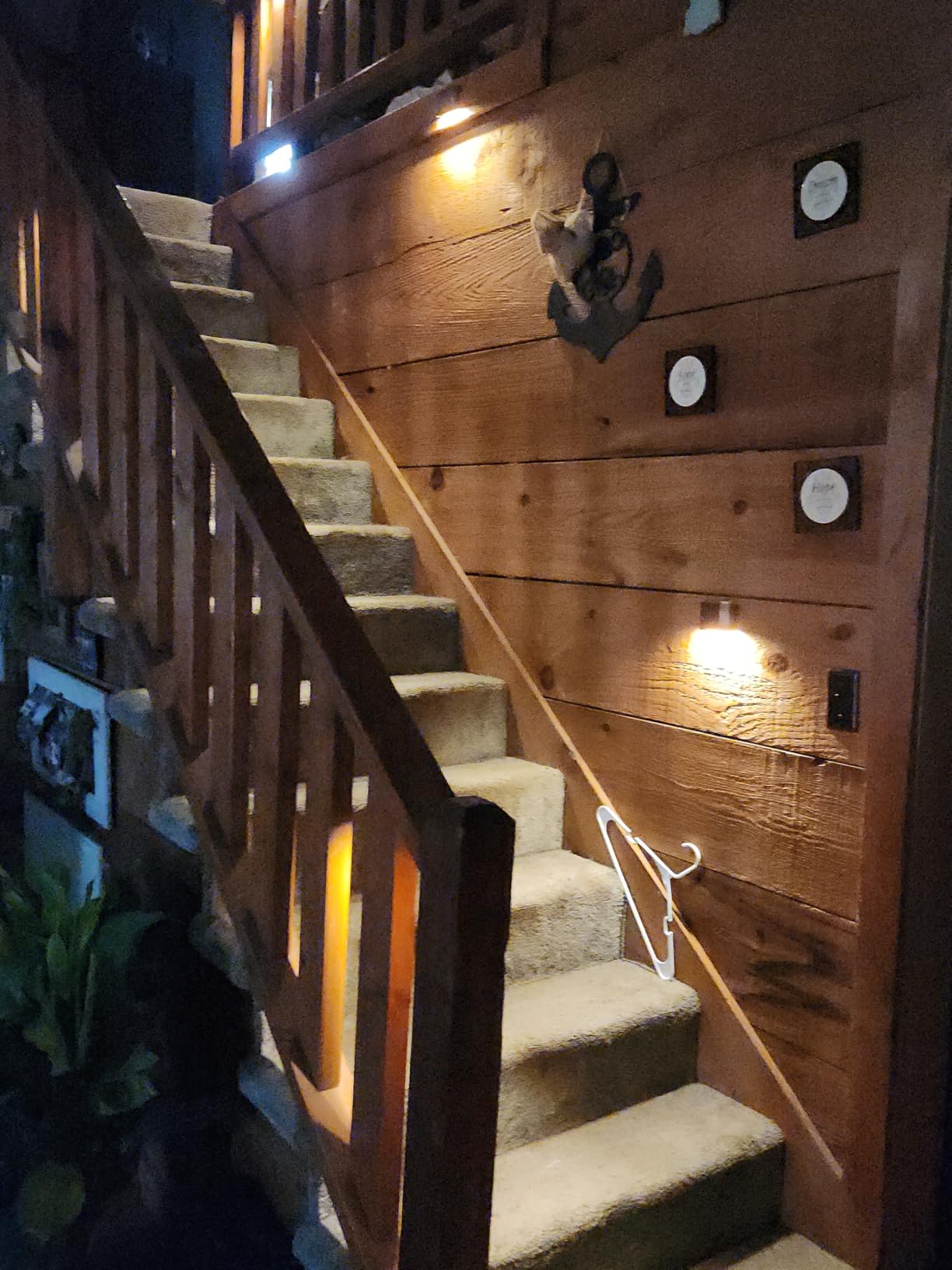 EZVALO 6 Pack Motion Sensor Night Lights, Sync LED Stair Lights Indoor, 1500mAh Rechargeable, Magnetic & Dimmable, 3000K Soft White, Portable Nightlight for Hallway, Stairs, Bathroom, Bedroom customer photo 1