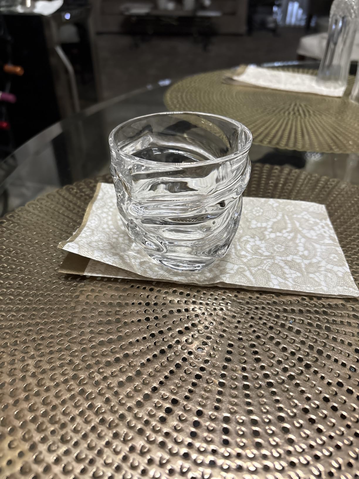 TSUKIGLASS Storm Crystal Cocktail Whiskey Glasses Set of 4, Gifts for Men | Japanese Old Fashioned Rocks Tumblers, 8.45oz, Bourbon, Scotch & Whisky Glasses, Lead-Free Crystal, Gift Box customer photo 2