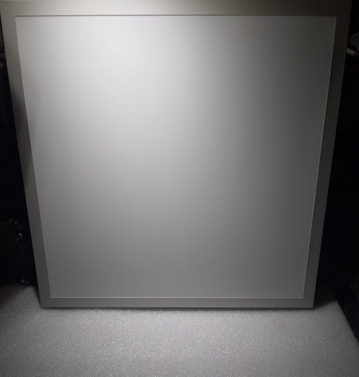 2x2 LED Flat Panel Light, Commercial Drop Ceiling Troffer, 2 Pack, 15W-40W Wattage Selectable, 5CCT 3500K-6500K, 0-10V Dimmable, Flicker-Free, ETL Listed customer photo 1