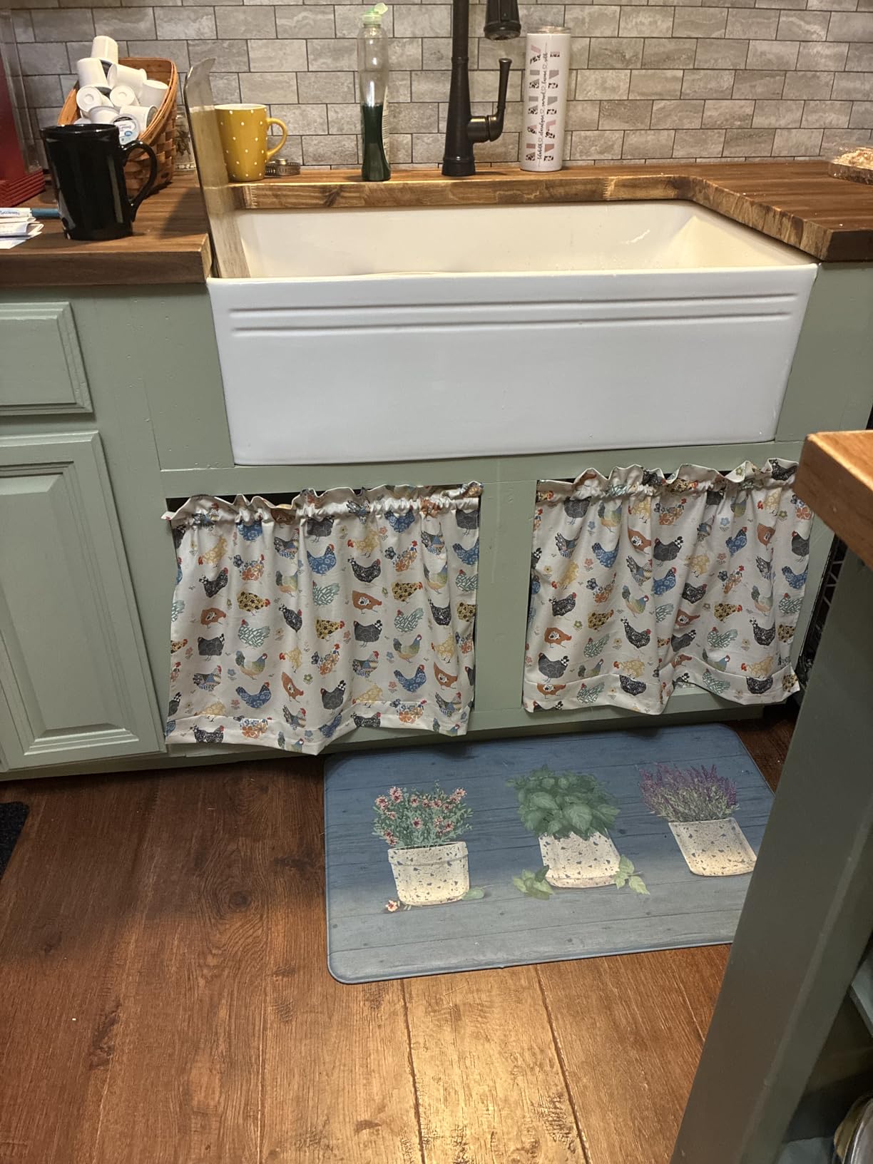 Lordear 28 Inch White Farmhouse Kitchen Sinks Apron Front Fireclay | 28