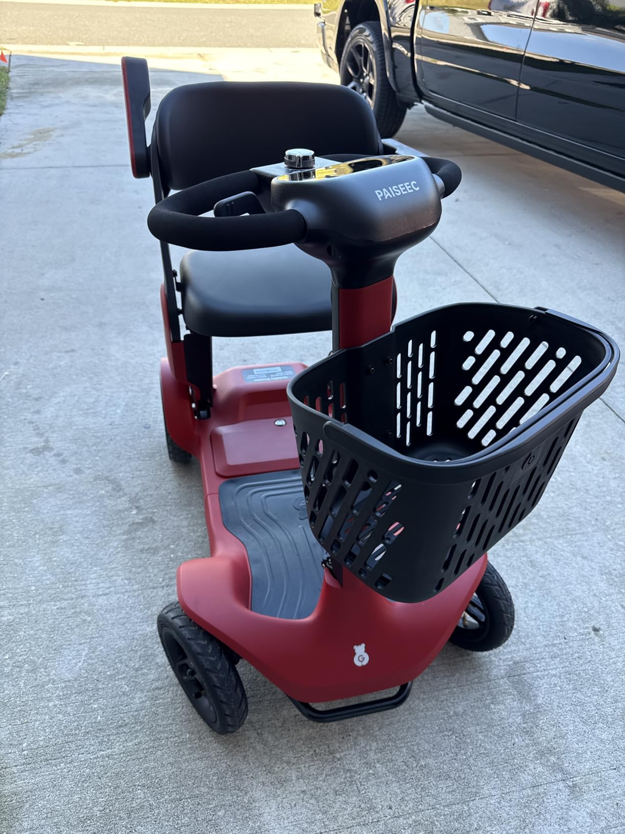 Paiseec Mobility Scooter S3 Pro 40 Miles, Airline Approved Mobility Scooter for Seniors, Intelligent Speed Control Foldable Mobility Scooters, 250W Powered All Terrain Mobility Scooters for Adults customer photo 2