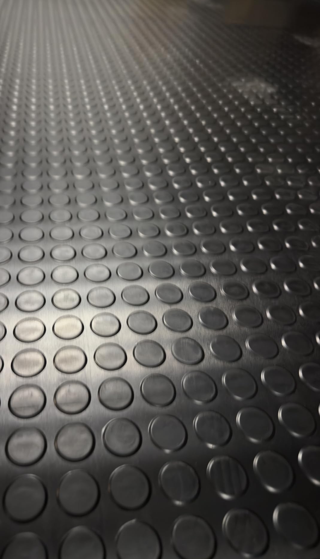 Heavy Duty Diamond-Plate Rubber Flooring Roll 4x10 FT, Multi-Purpose Waterproof Anti-Slip Floor Mat, Easy to Clean Under Equipment, Mats for Garage, Gym, Stable, Basement, Kennel customer photo 2
