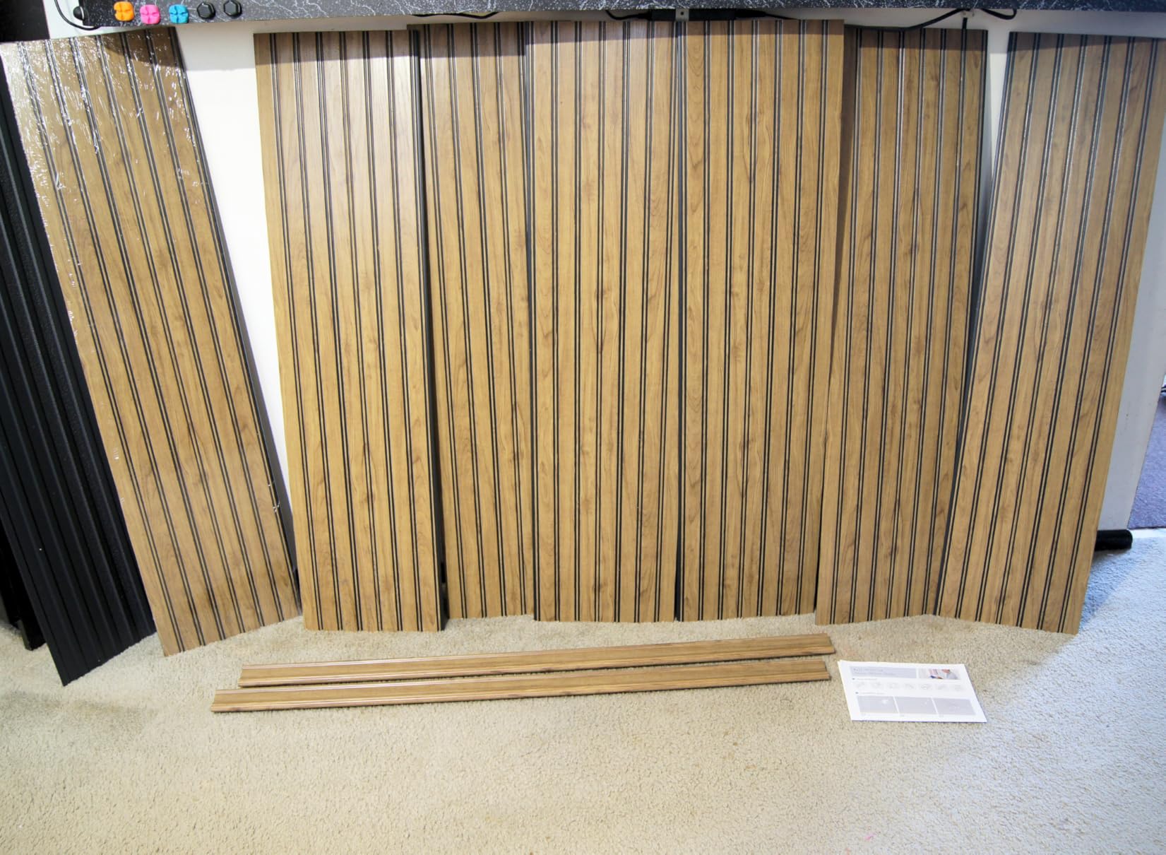 Wall Wainscoting Panel Kit,8-Pack 38.6