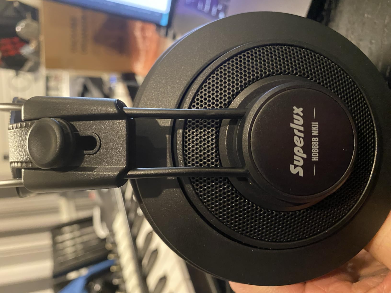 Superlux HD668B MKII Studio Monitor Headphones, Semi-Open Back, 50mm Drivers, Upgraded Diaphragm for Hi-Res Balanced Sound customer photo 1