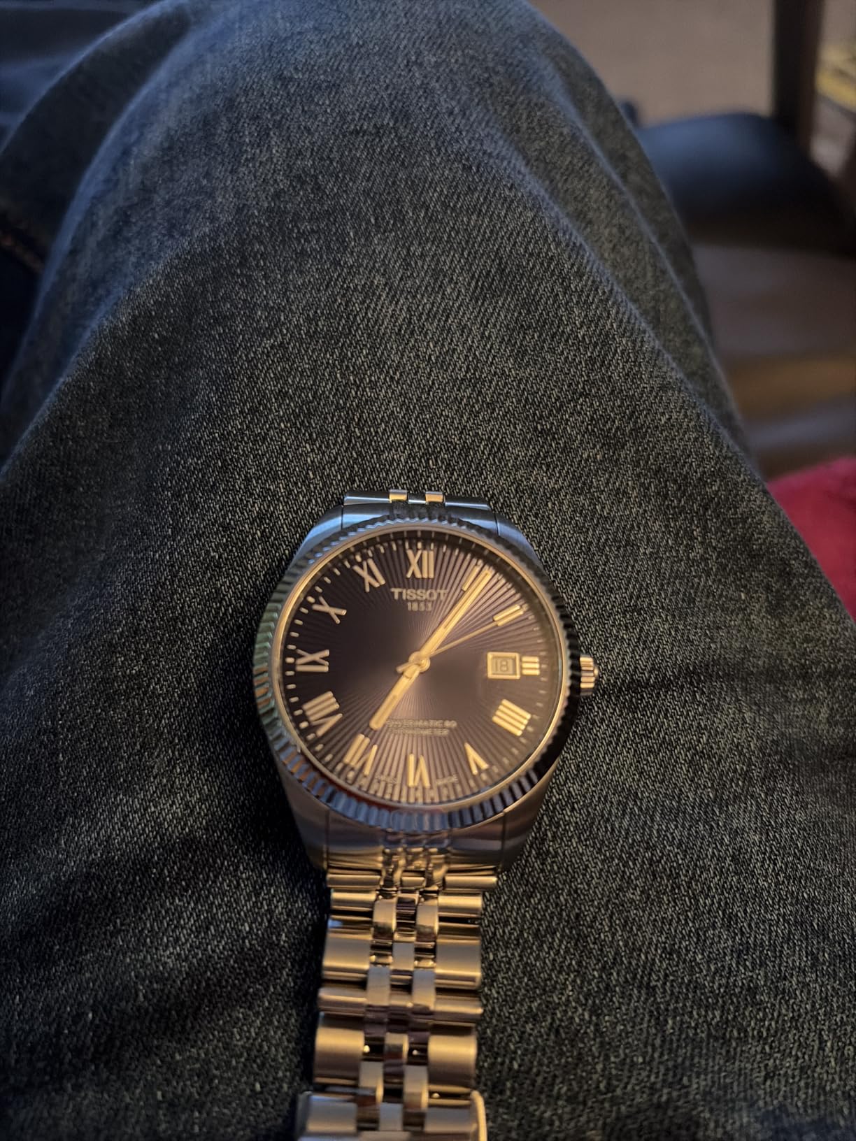 Tissot Ballade Powermatic 80 COSC 39mm Swiss Automatic Watch for Men, Stainless Steel Case, Silver Dial customer photo 2