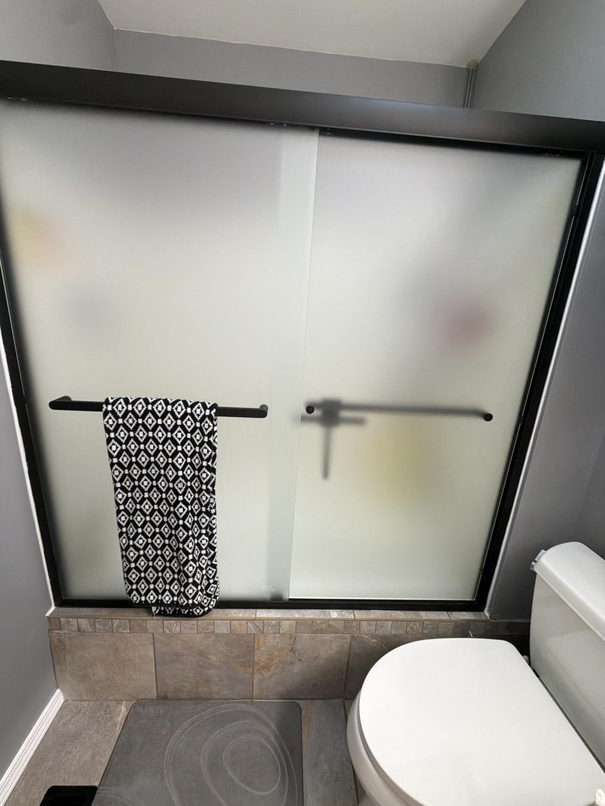 Double Sliding Shower Door 56-60 in W x 76 in H, 1/4