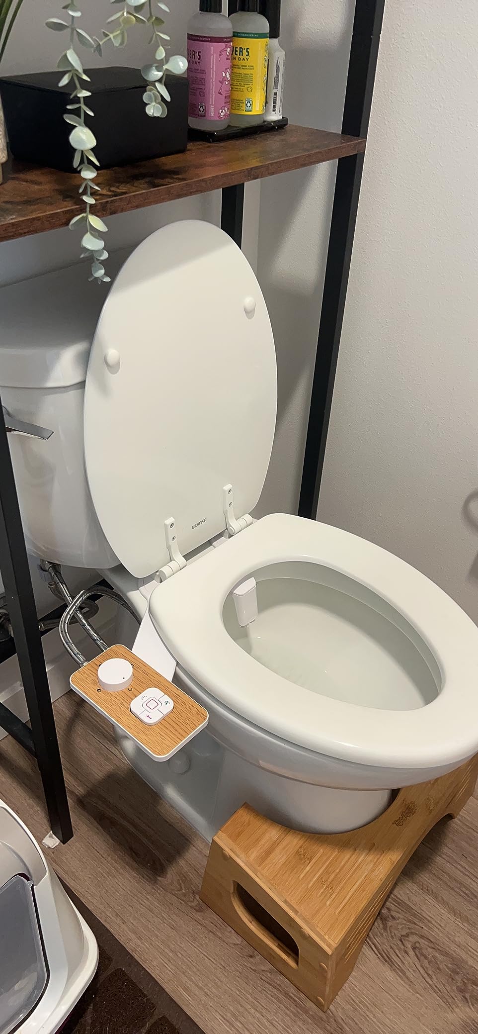 Lordear One Piece Toilets for Bathrooms - 1.24/1.43 GPF Standard Dual Flush, 17
