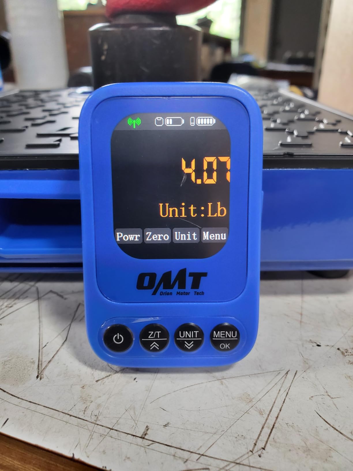 OMT 220lb Digital Refrigerant Scale, Wireless HVAC Scale for Freon Recovery Charge, ±0.05 Precision Electronic Refrigerant Charging Scale, No Auto Shutoff Digital Shipping Scale with Wireless Remote customer photo 2