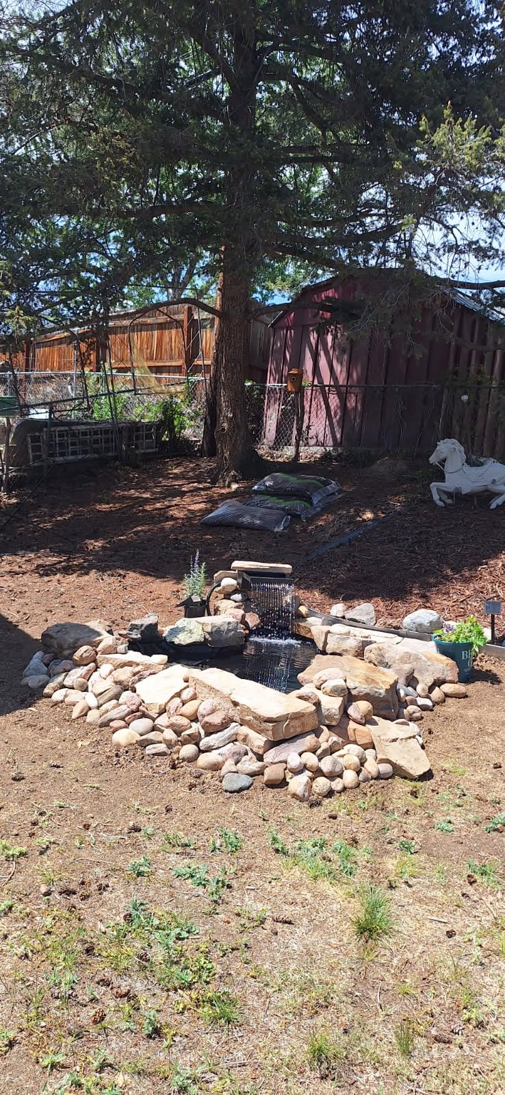 70W Solar Pond Waterfall Spillway with Fountain Pump, 304 Stainless Steel & Filtration System Pond Waterfall, 9.8FT Tubing for Koi Ponds, Garden Fountains & Landscape Water Features-P5703S customer photo 1