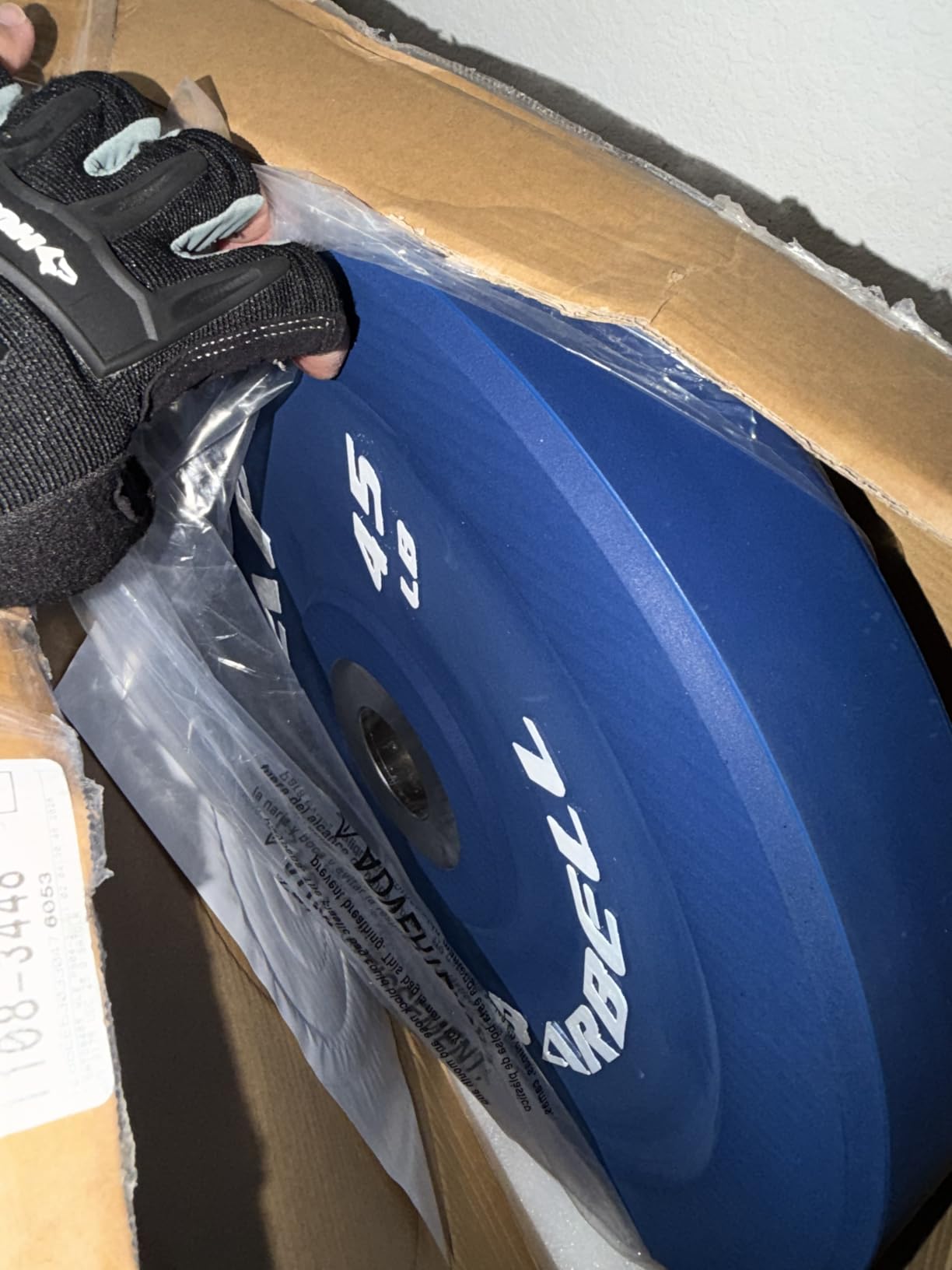 CAP Barbell Olympic Weight Set with 7ft Barbell & Bumper Plates | 160-370 lbs | Multiple Options customer photo 1