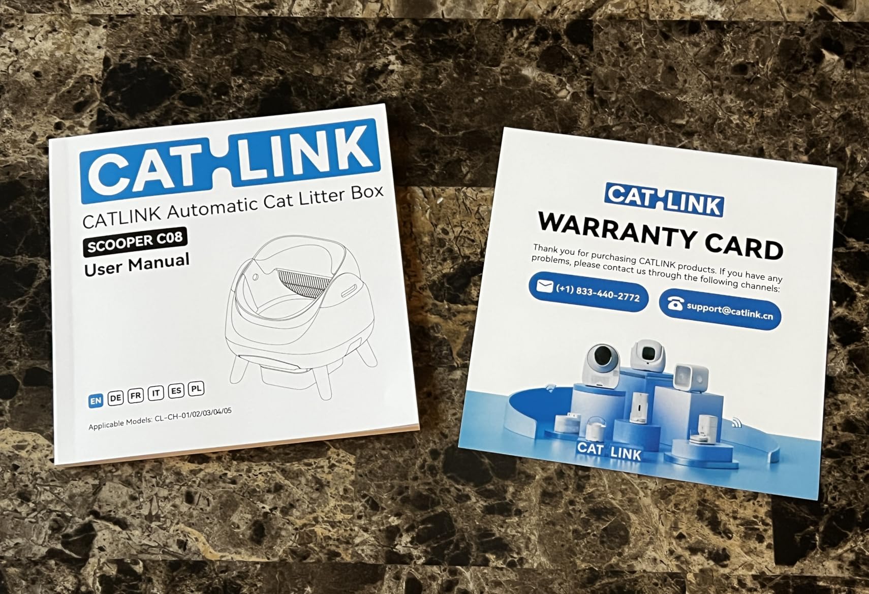 CATLINK Self Cleaning Cat Litter Box Open-X, 5G & 2.4G WiFi, Safe Anti-Pinch Automatic Litter Box Open Top, AI Waste Analysis Health Monitor, App, Odor Free - Grey/Large (Single-Cat Household) customer photo 2
