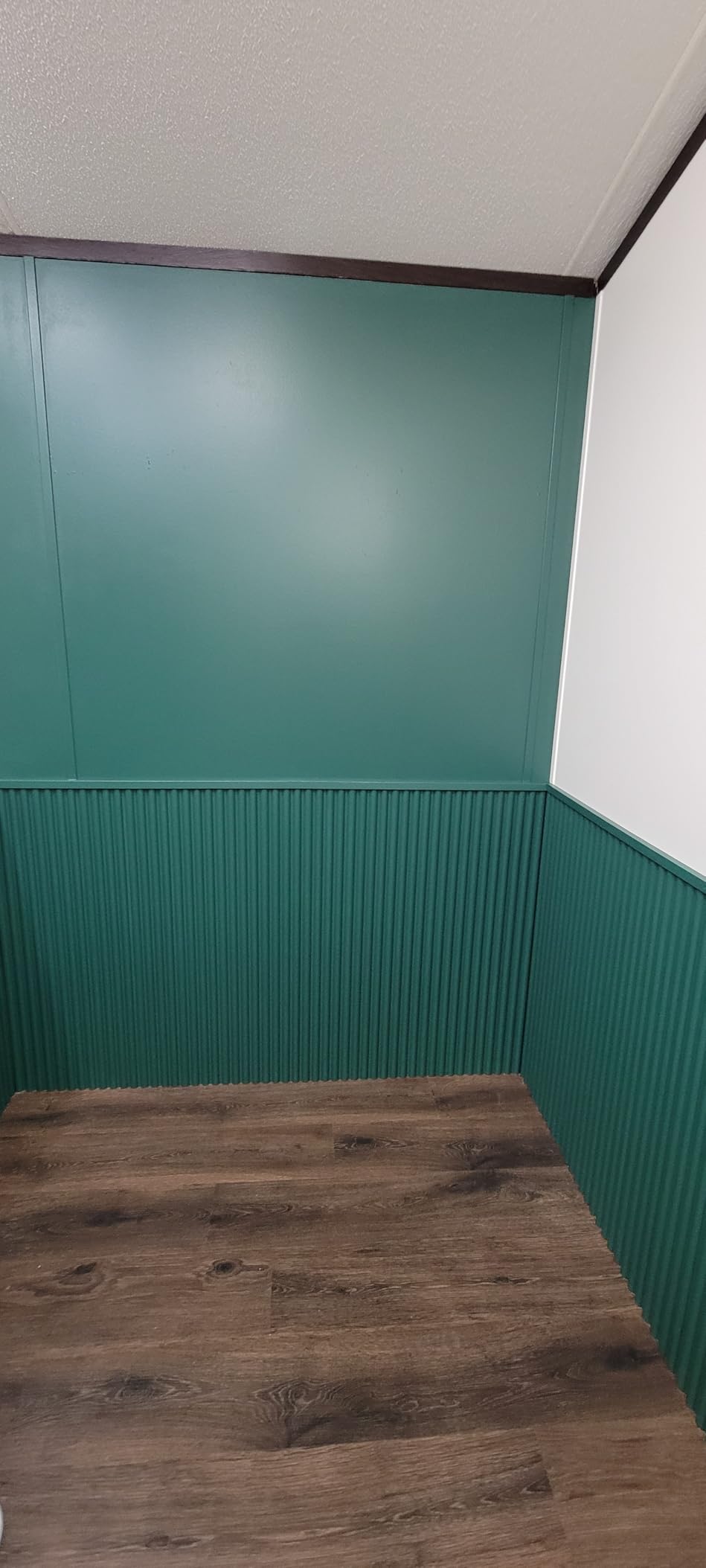 Upick Wave Beadboard Wainscoting Panels, Paintable, 59 x 40 in, White | Lightweight PS, Glue-On Installation, Moisture-Resistant, Easy to Clean, Board and Batten for Living Rooms and Bedrooms customer photo 2