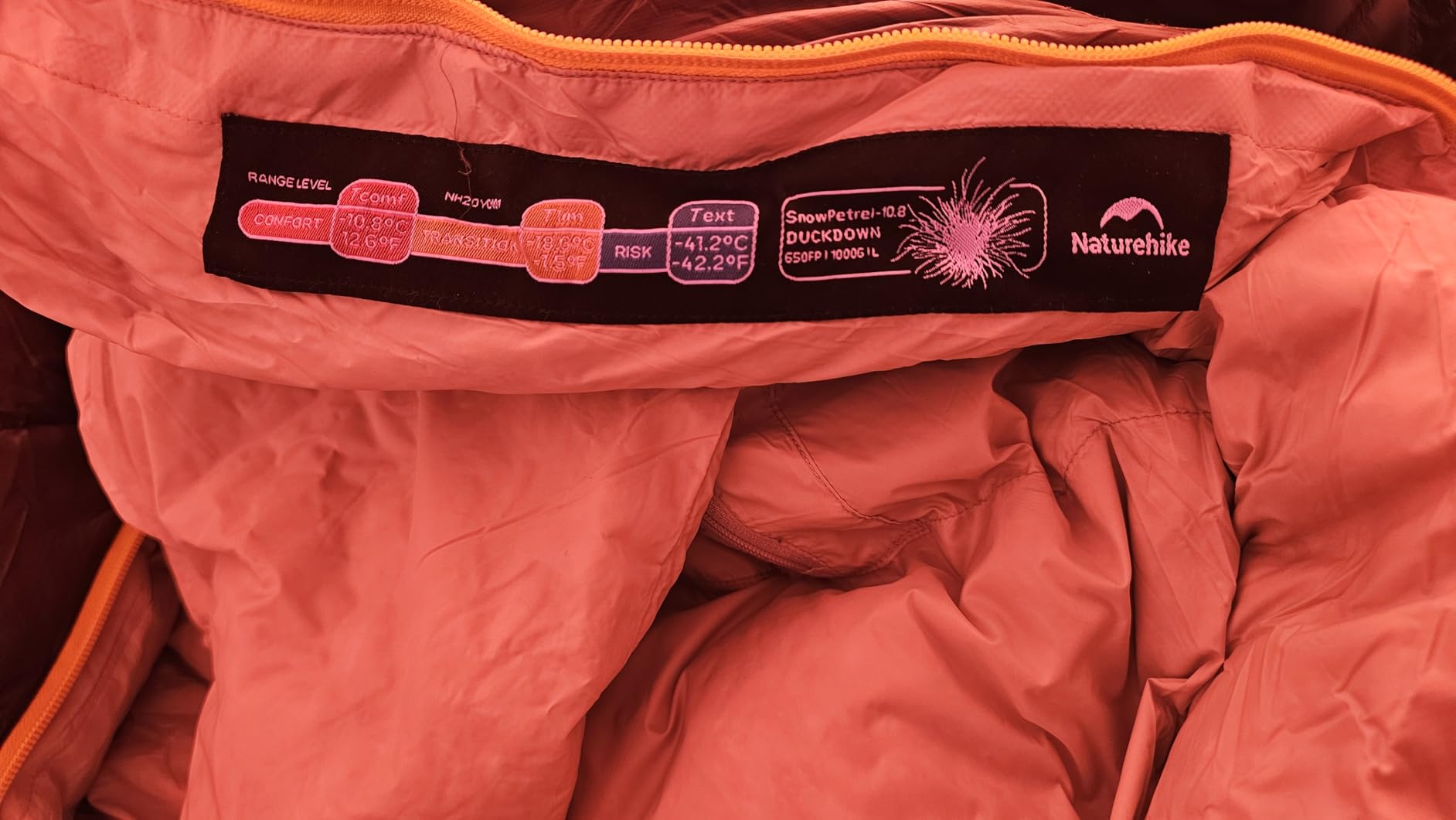 Naturehike 0 Degree RDS Down Mummy Sleeping Bag for Adults, 650 Fill Power, Cold Weather Backpacking Sleeping Bag for Camping, Hiking, -1F 18F 30F, YKK Zipper customer photo 2
