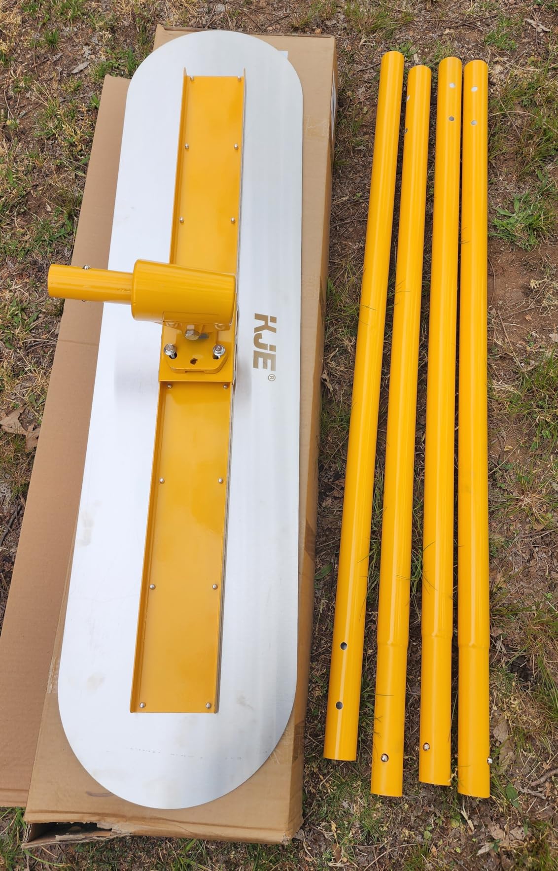 KJE Stainless Steel Bull Float Concrete Tools 48
