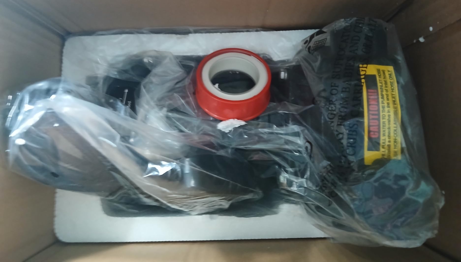 TOPWAY Cast Iron Water Transfer Pump, 115V 1/2HP 1500 GPH Portable High Pressure Electric Utility Water Pump with ON/OFF Switch, for Garden, Rain Barrel, Pool, Pond, Hot Tub, Aquarium Draining customer photo 1