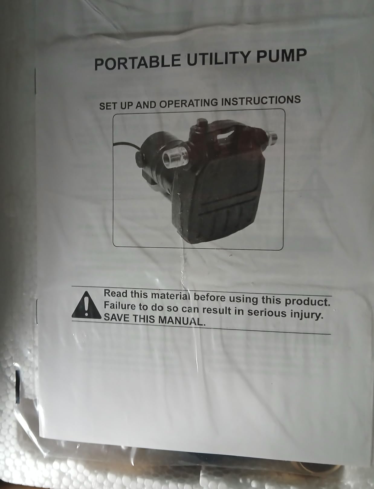 TOPWAY Cast Iron Water Transfer Pump, 115V 1/2HP 1500 GPH Portable High Pressure Electric Utility Water Pump with ON/OFF Switch, for Garden, Rain Barrel, Pool, Pond, Hot Tub, Aquarium Draining customer photo 2