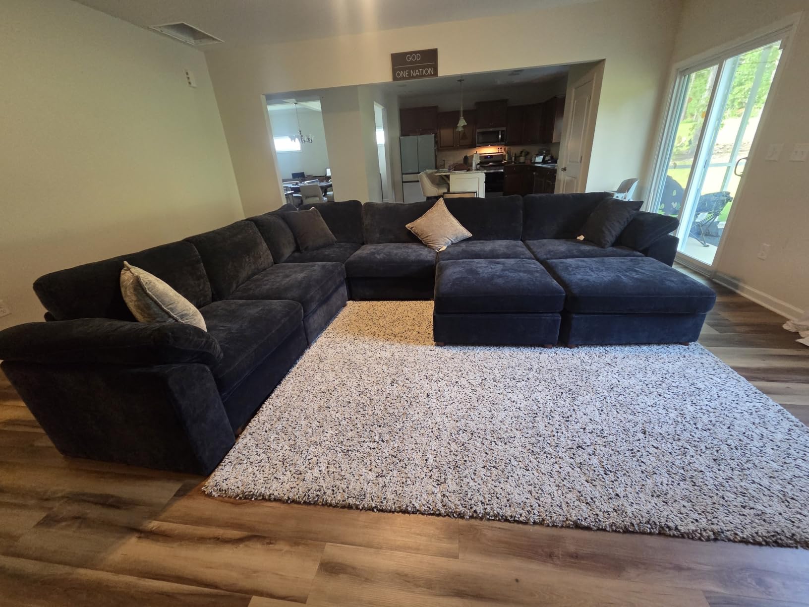 EASE MOOSE Oversized L Shaped Sectional Modular Sofa, Large U Shaped Sectional Couch Wide Deep Seat Modular Cloud Couch for Big Spaces Living Room customer photo 1