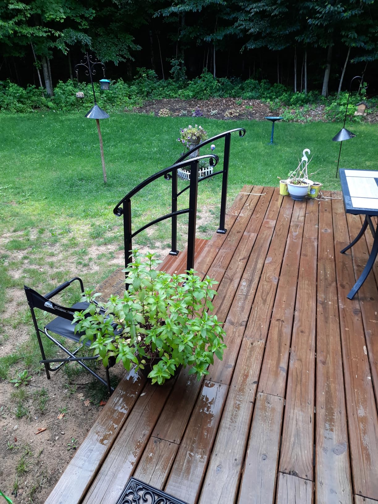 Aluminum Deck Railing Kit, Modular 36 in H. x 5 Ft W Level Railing Kit for Outdoor Steps, Heavy Duty Balustrade System customer photo 1