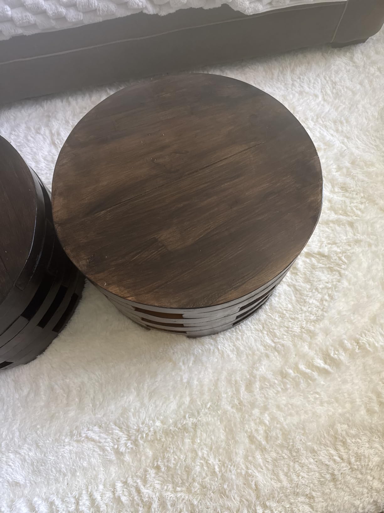 Water Based Wood Stain and Sealer in One, 10.50 Oz | Brown Walnut, Includes Brush, Fast Drying, Low Odor & Non-Toxic Formula for Indoor/Outdoor Furniture, Cabinets customer photo 1
