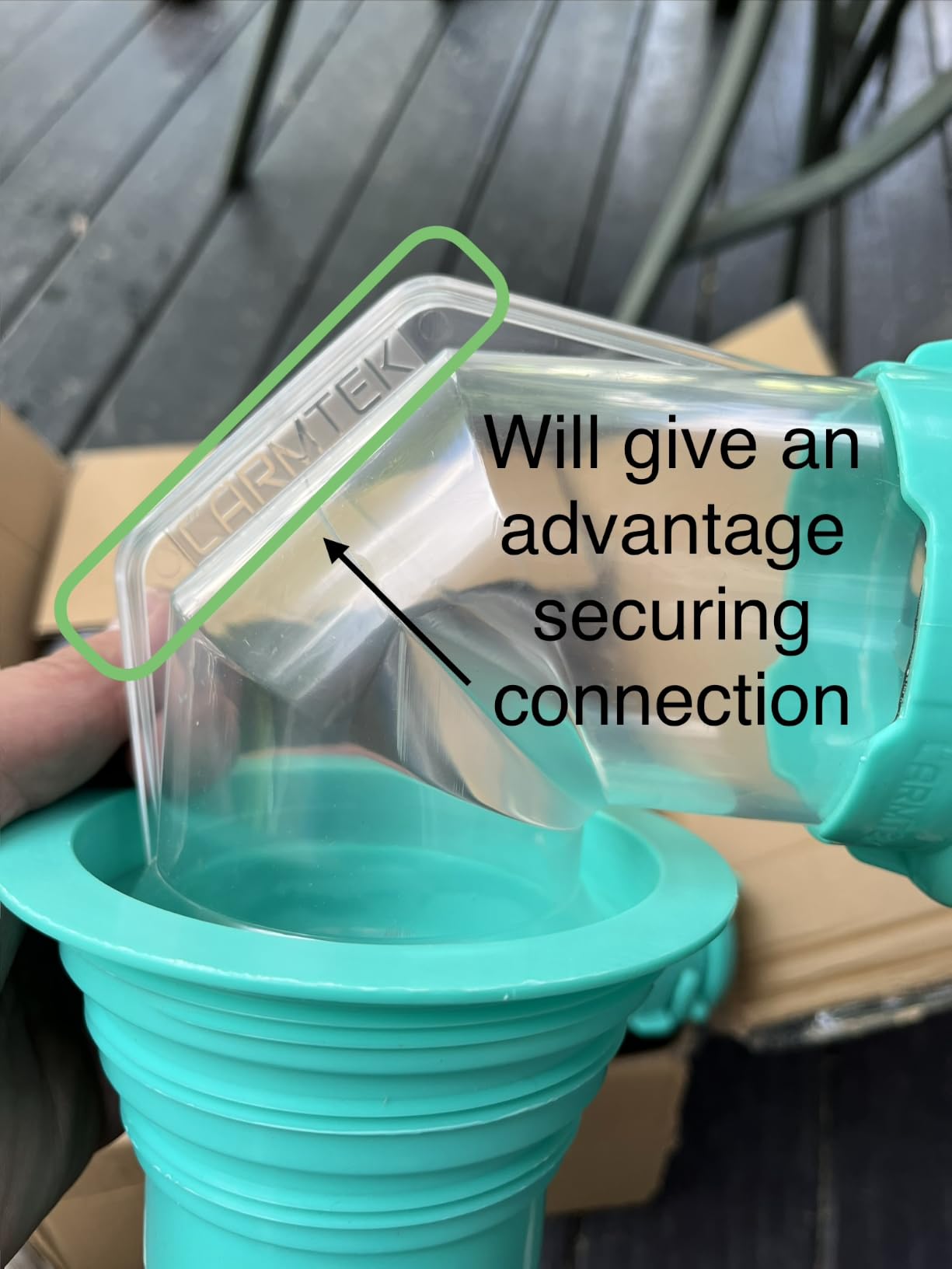 CARMTEK RV Sewer Hose Kit, 20 Ft, with Smart Adapter, Clear Elbow and Caps | Premium Camper RV Sewer Hose Kit customer photo 2