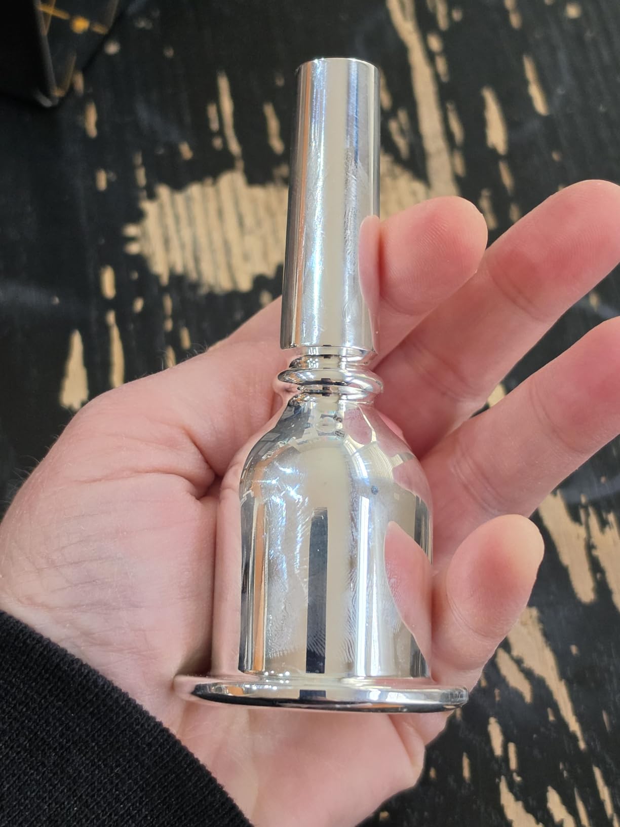 Libretto 4L Tuba Mouthpiece, 2um Silver Plated Brass, Deep Funnel-Shaped Cup customer photo 1