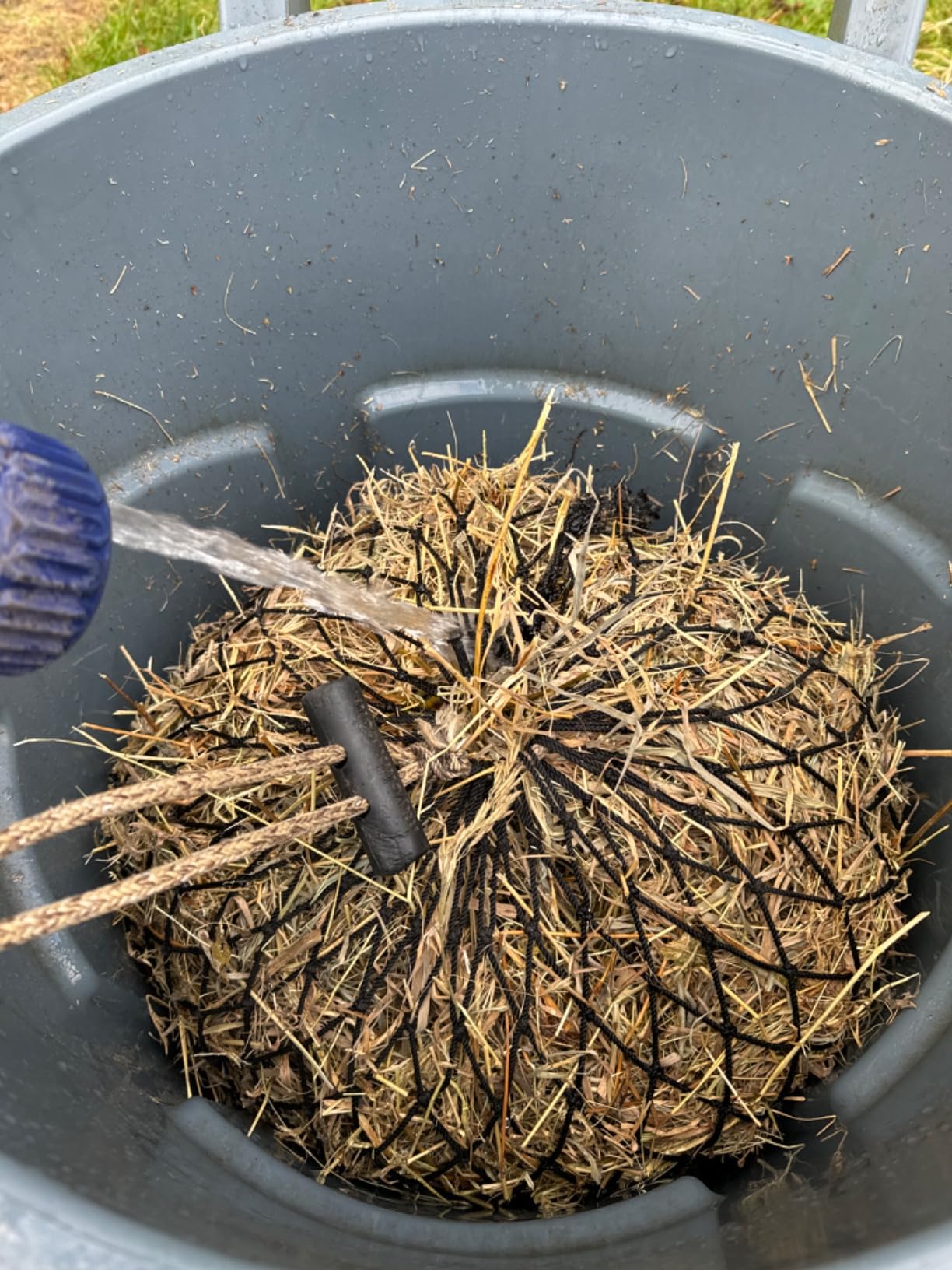 Half Bale Slow Feed Hay Net for Horses - 1 3/4