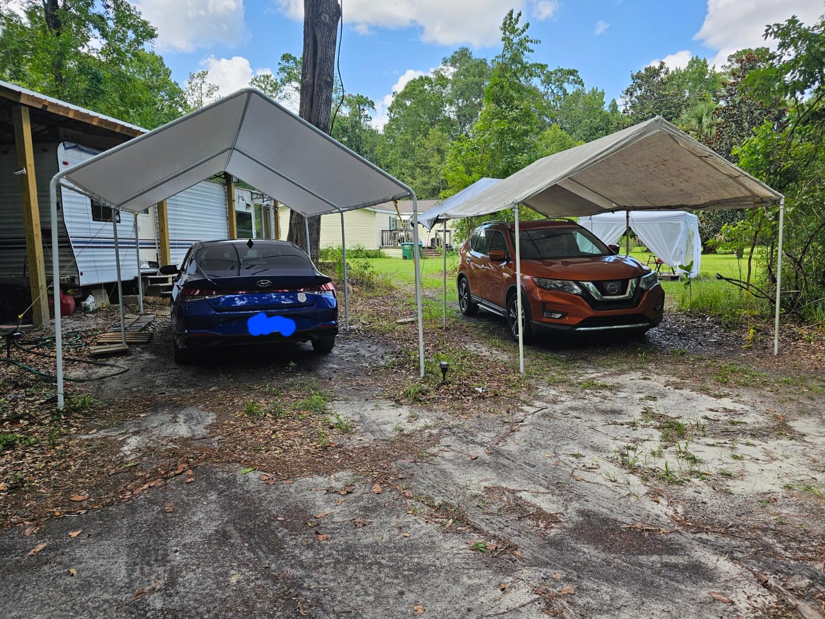 Quictent 14x25x15 FT RV Metal Carport, Heavy Duty Reinforced Steel Shelter with Side Panel, Extra Tall Outdoor Garage Canopy for RV, Boat, Truck and Farm Equipment customer photo 2