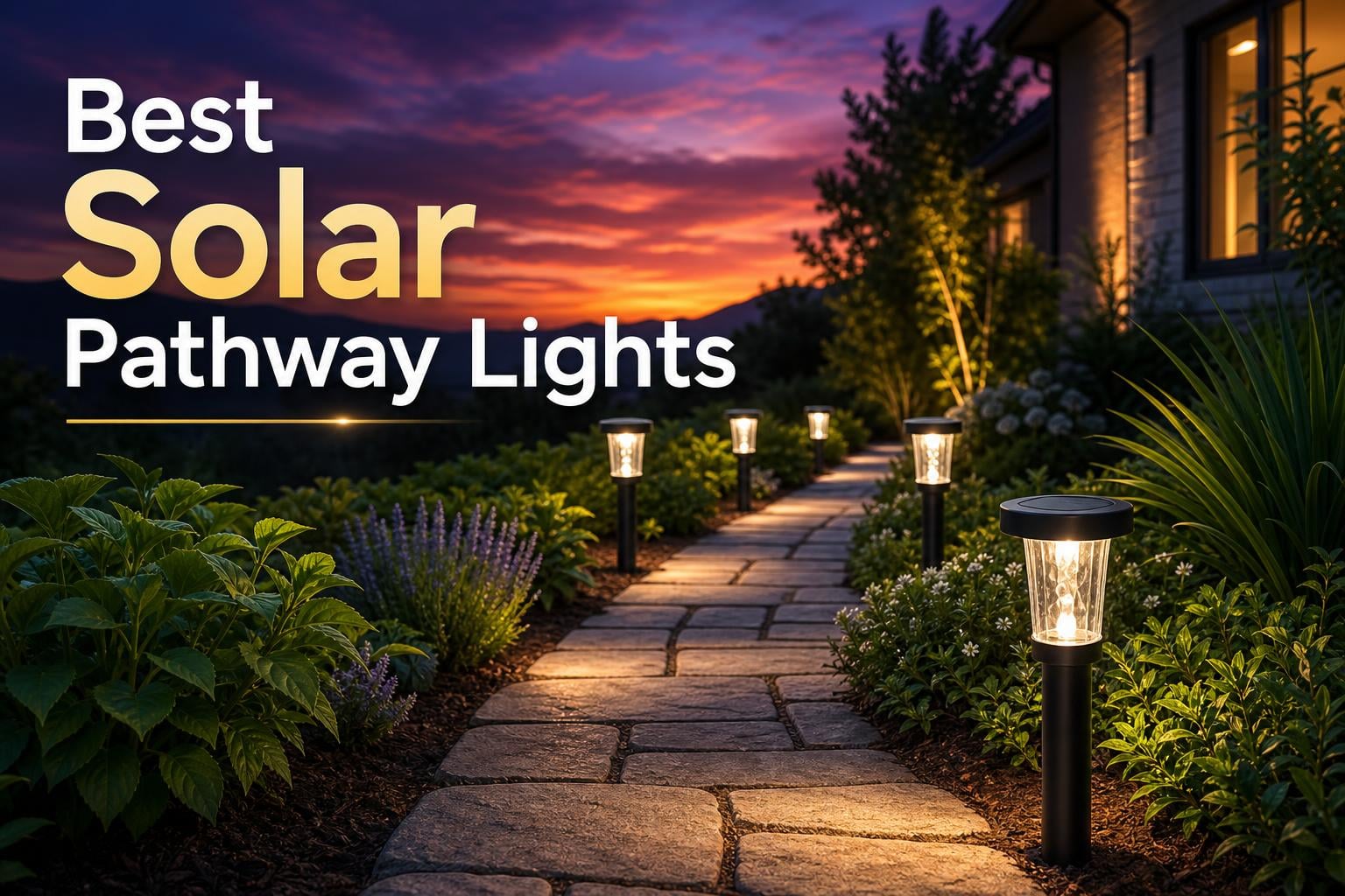 best solar pathway lights