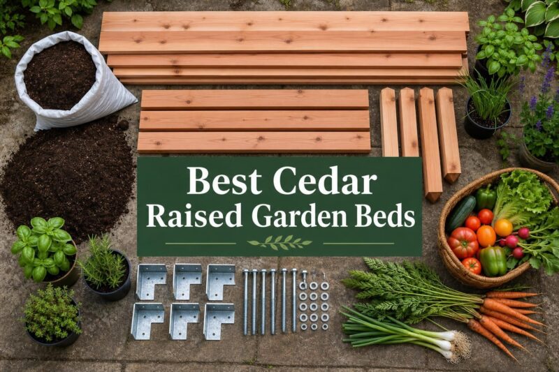 best cedar raised garden beds