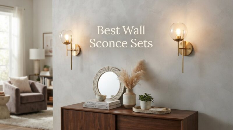 best wall sconce sets