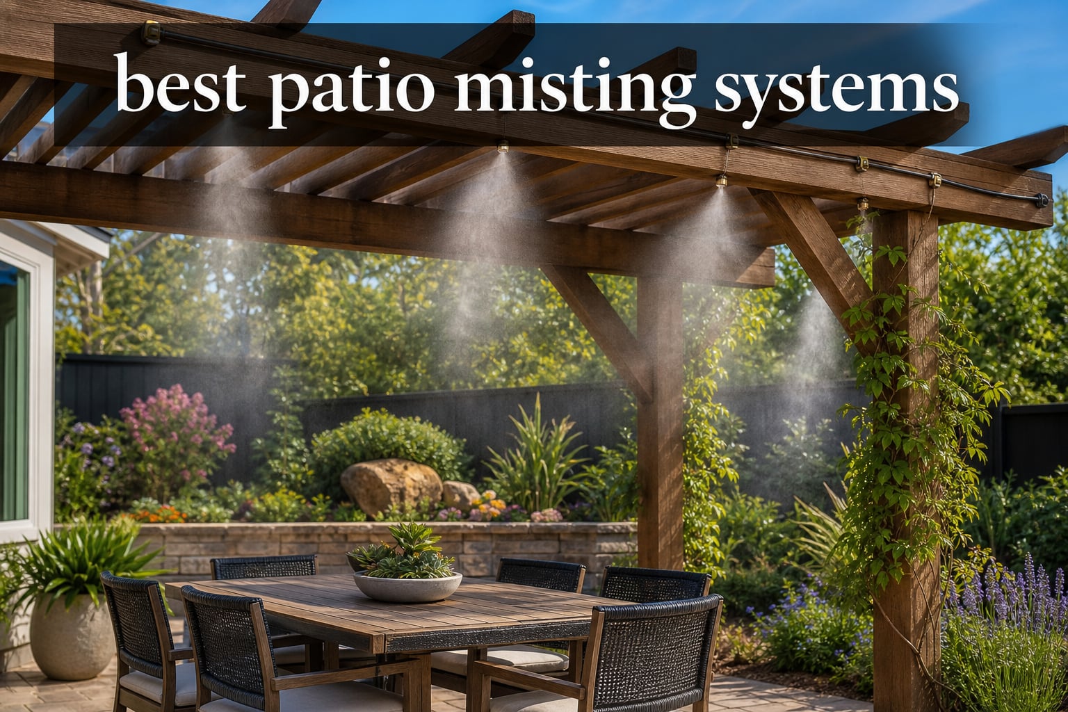 best patio misting systems
