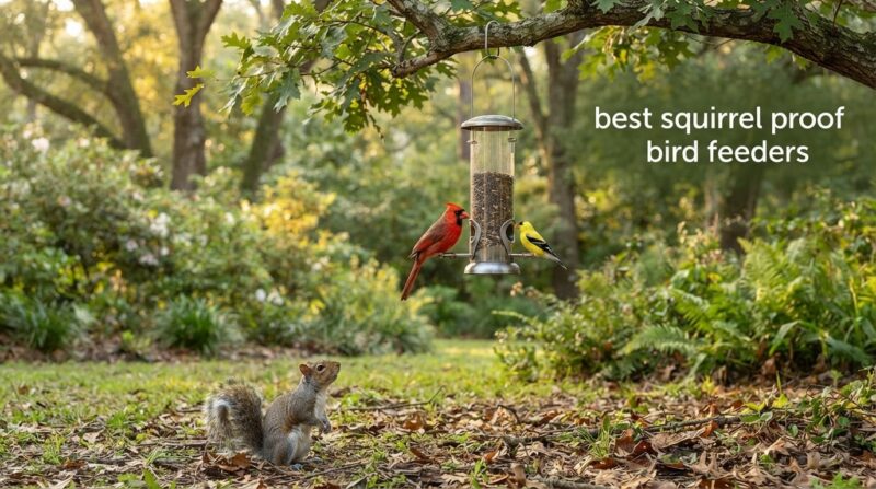 best squirrel proof bird feeders