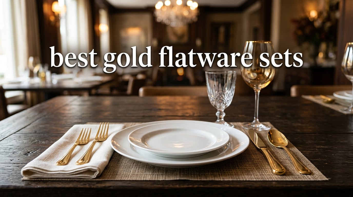 best gold flatware sets