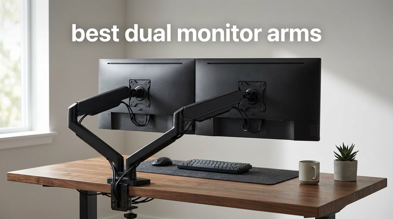 best dual monitor arms