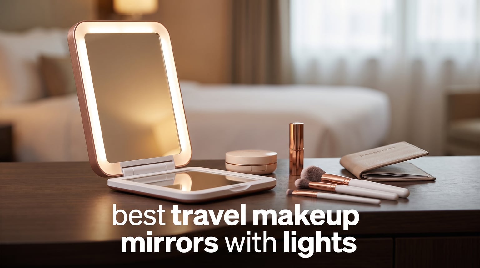 best travel makeup mirrors with lights