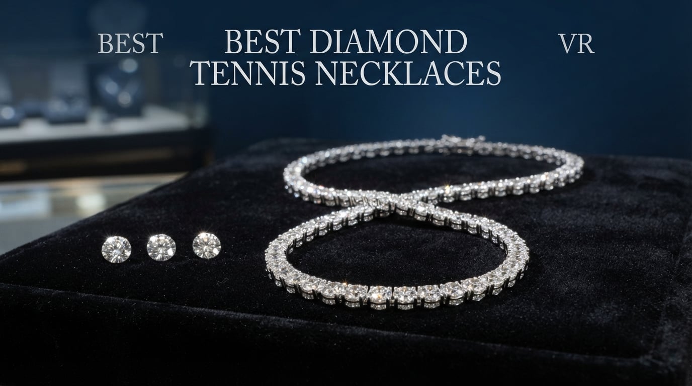 best diamond tennis necklaces