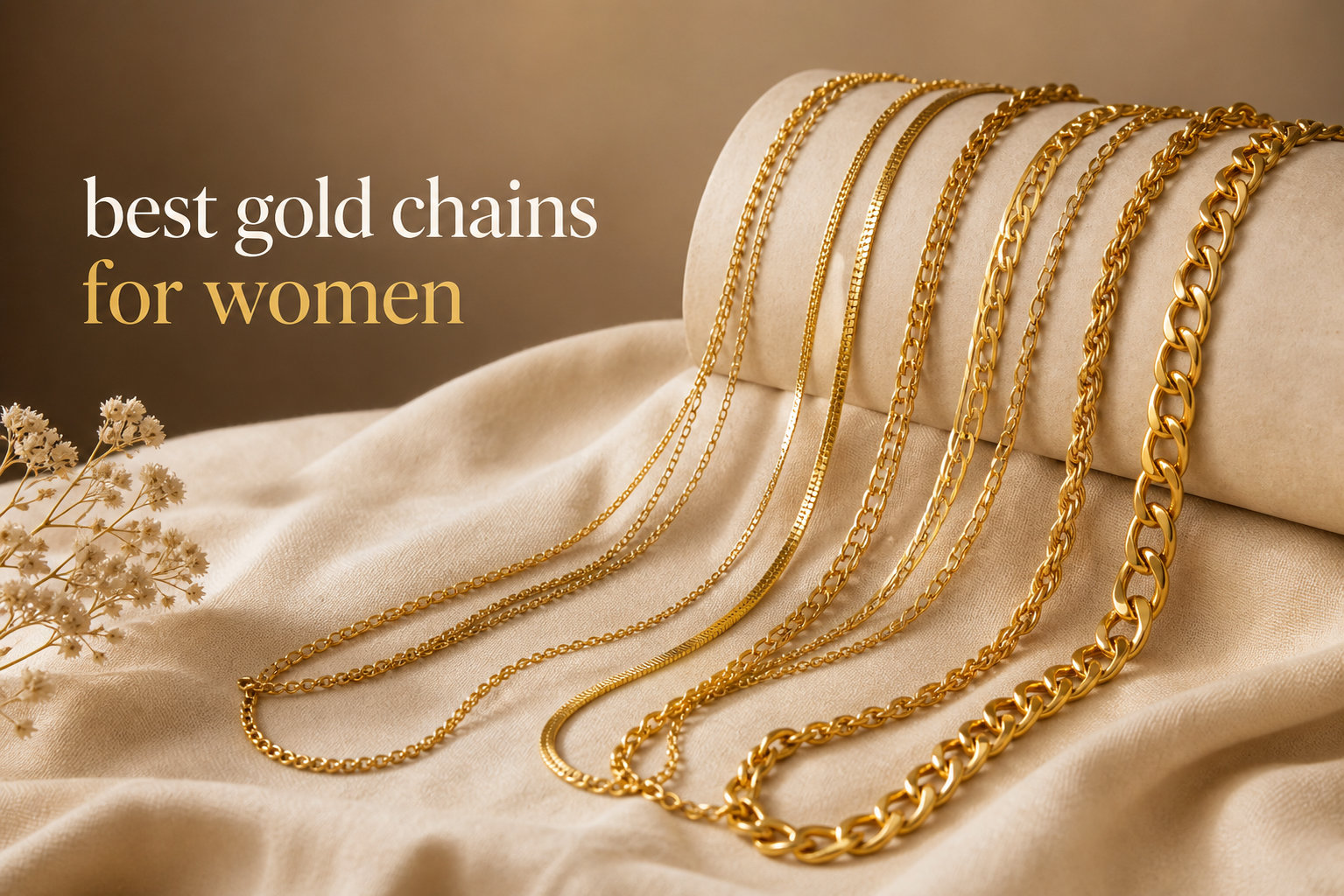 best gold chains for women