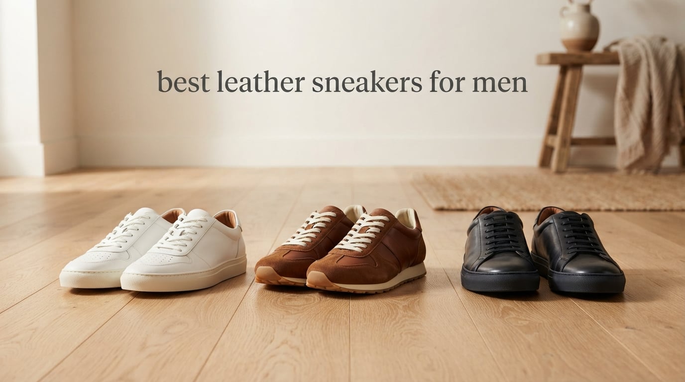 best leather sneakers for men
