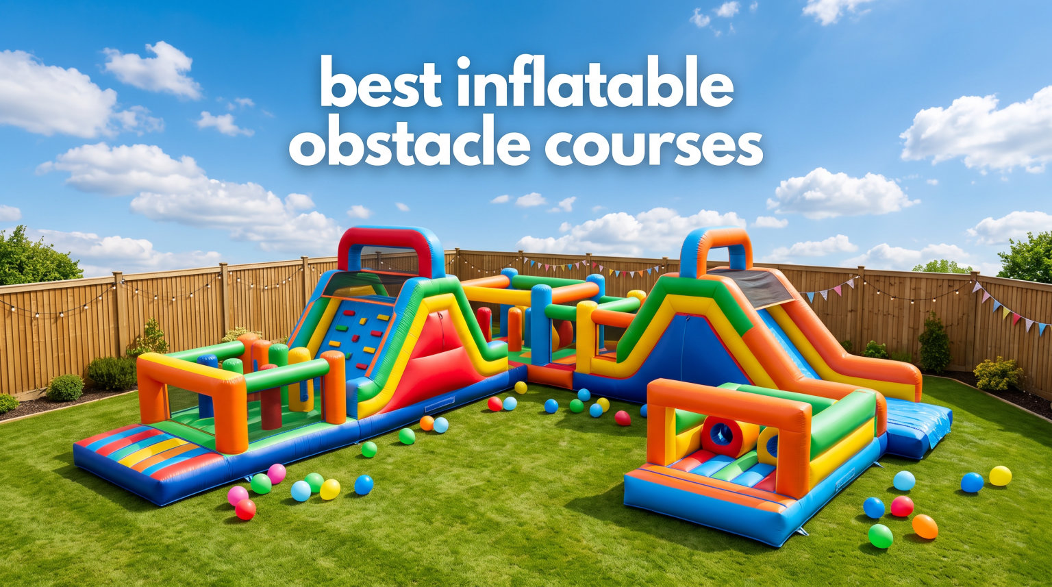 best inflatable obstacle courses