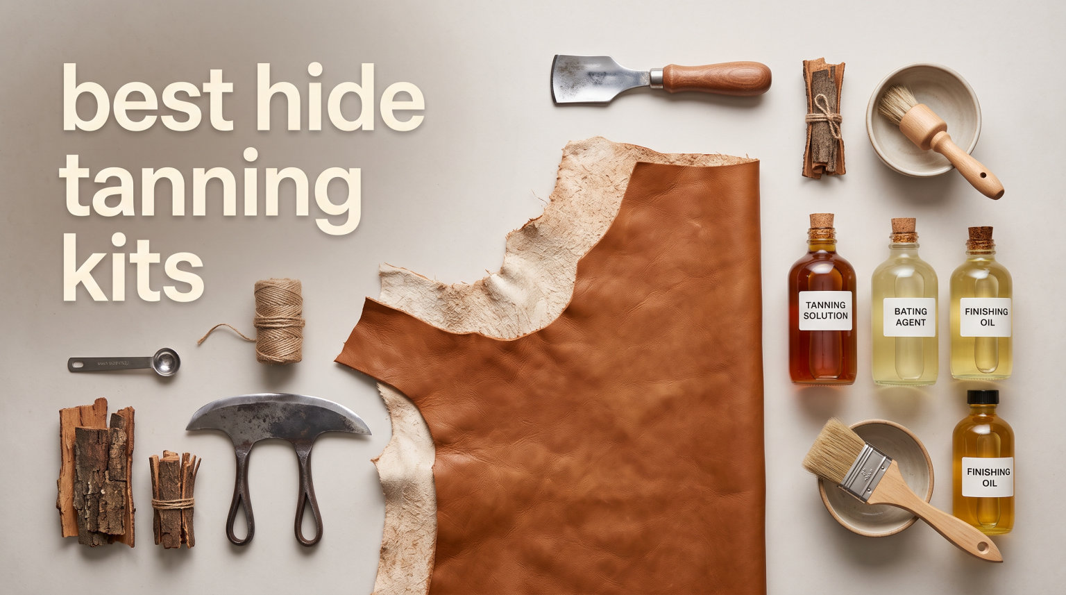 best hide tanning kits
