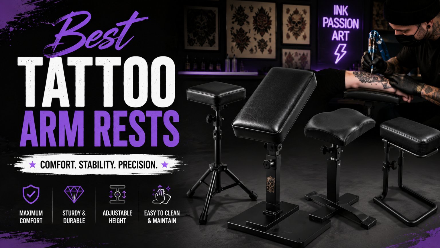 best tattoo arm rests