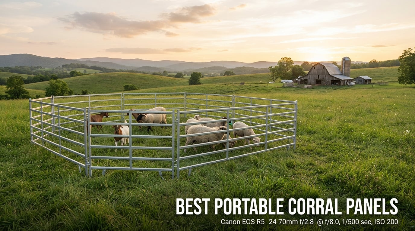 best portable corral panels