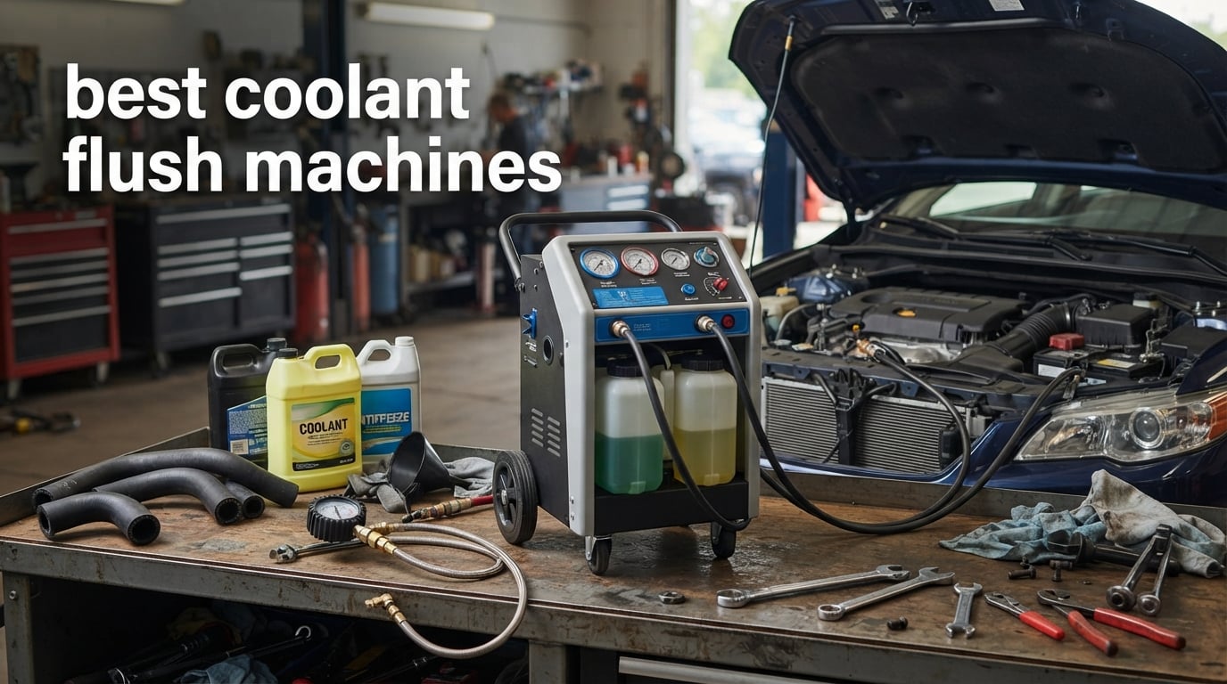 best coolant flush machines