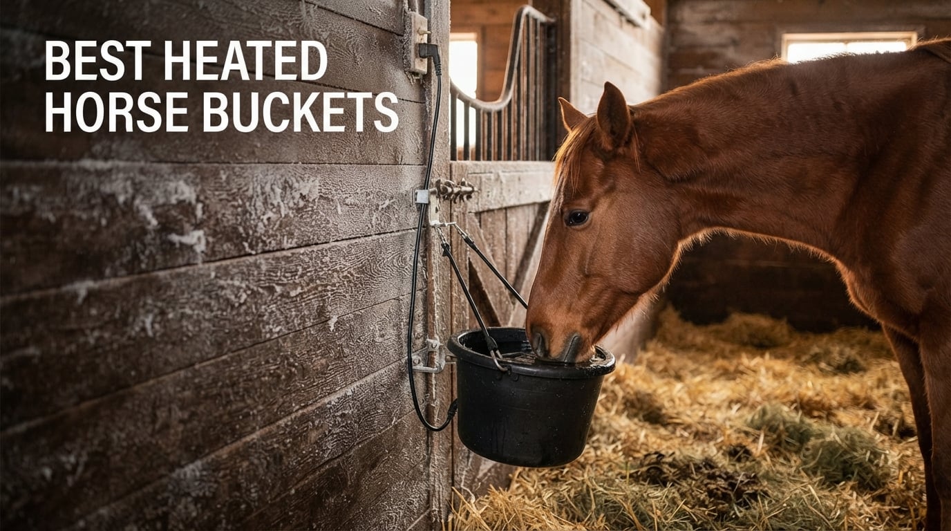 best heated horse buckets
