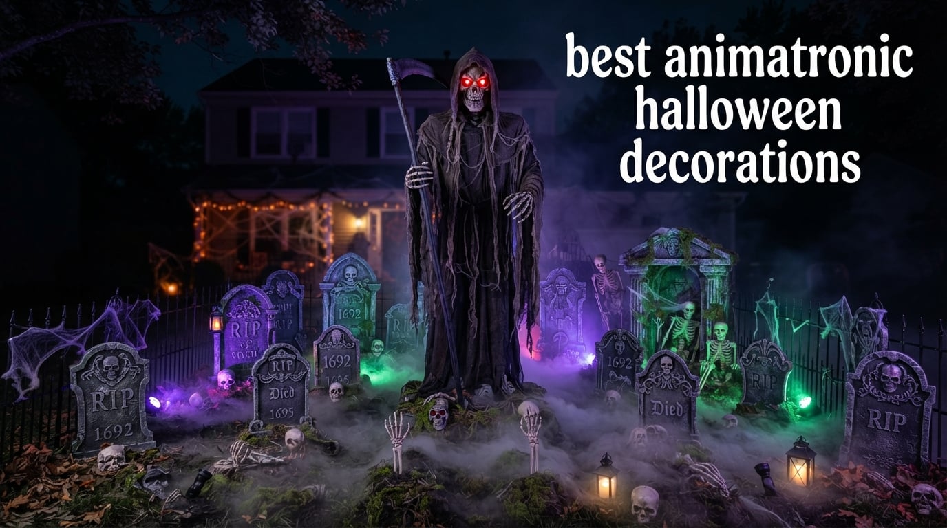 best animatronic halloween decorations