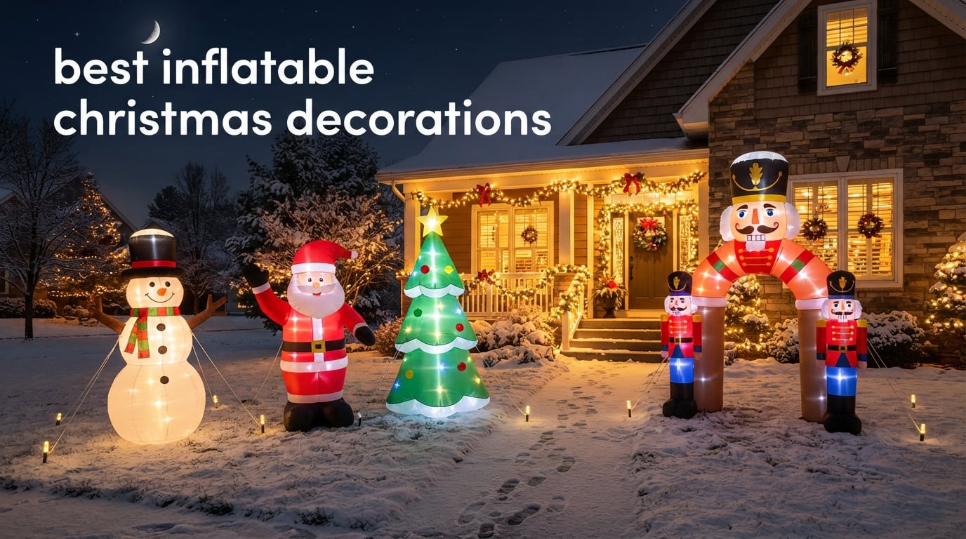best inflatable christmas decorations