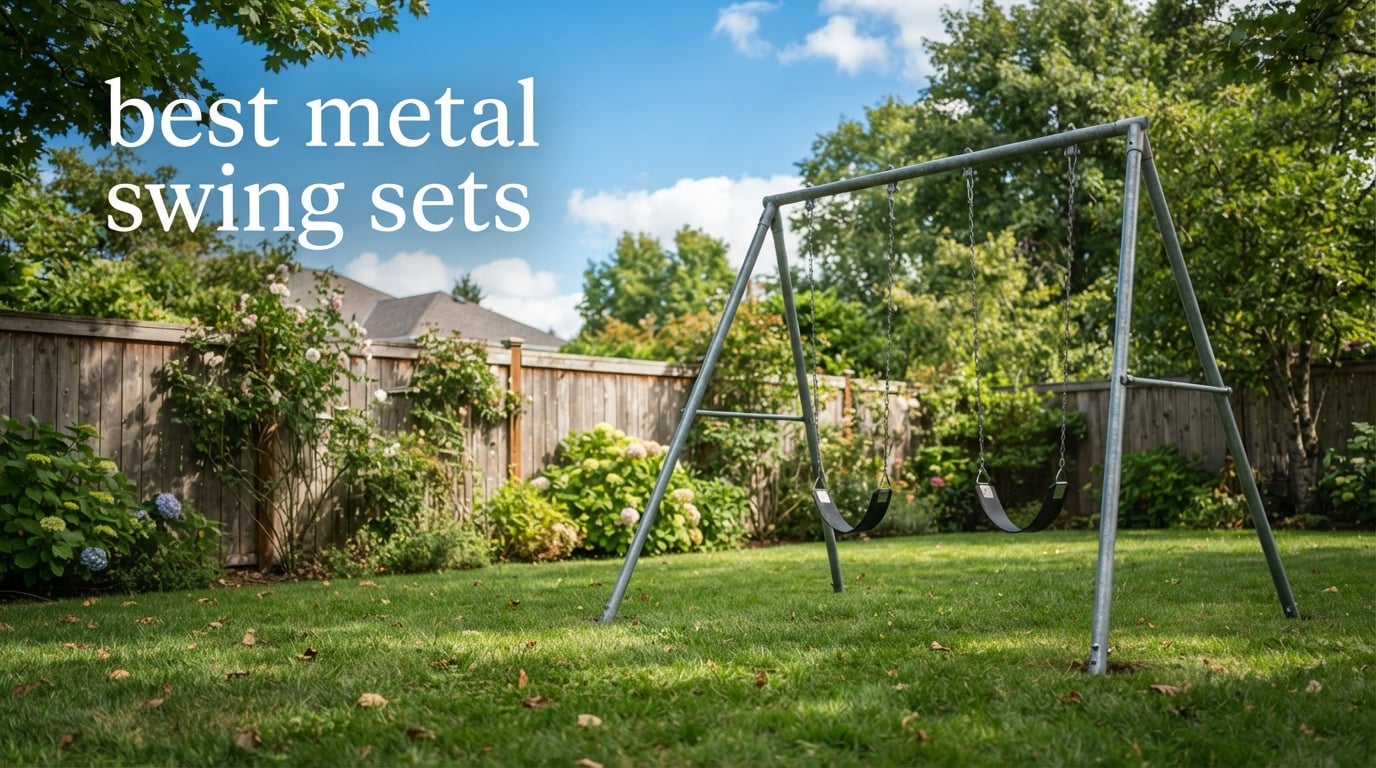 best metal swing sets