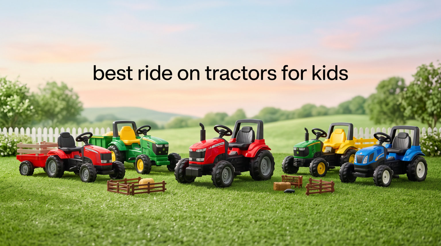 best ride on tractors for kids