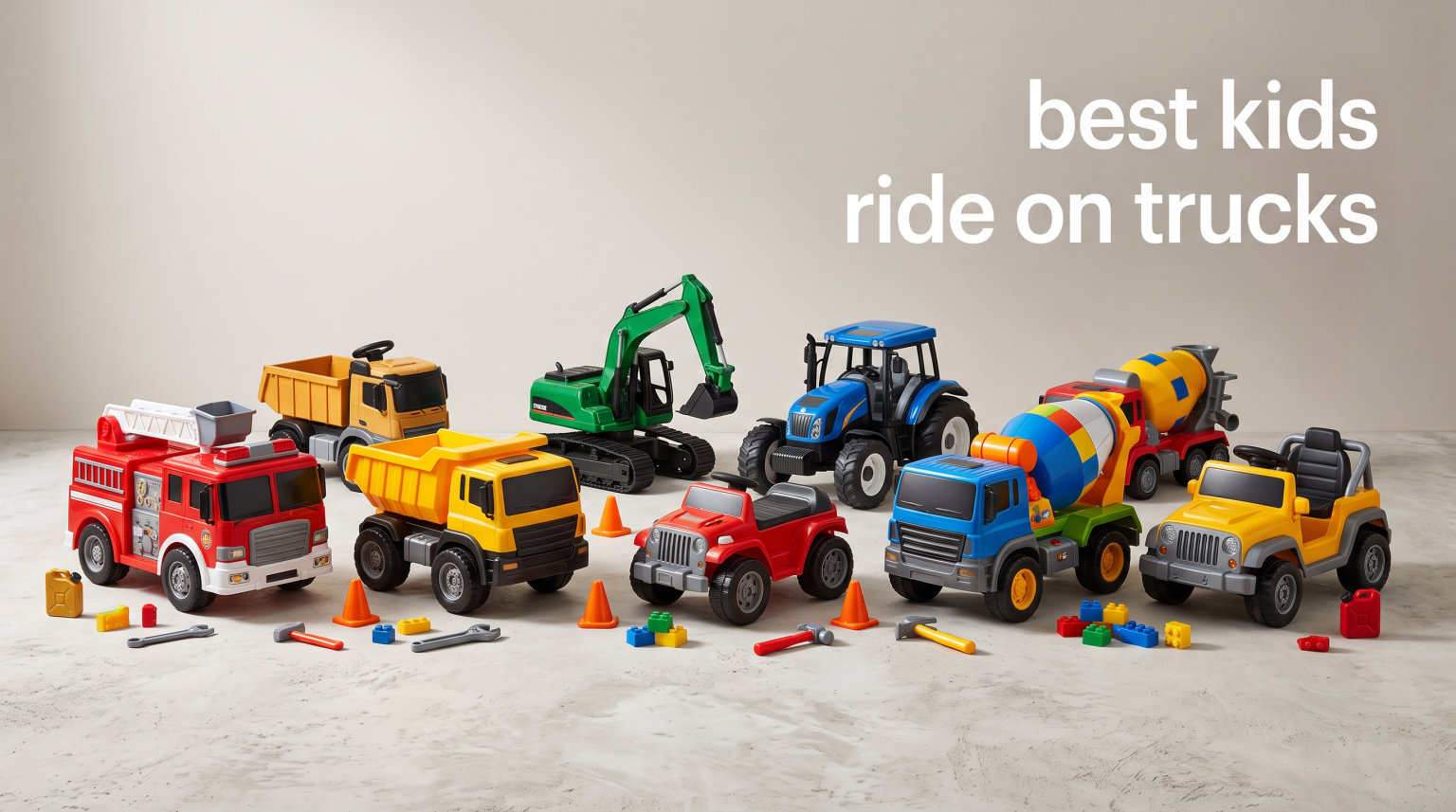 best kids ride on trucks