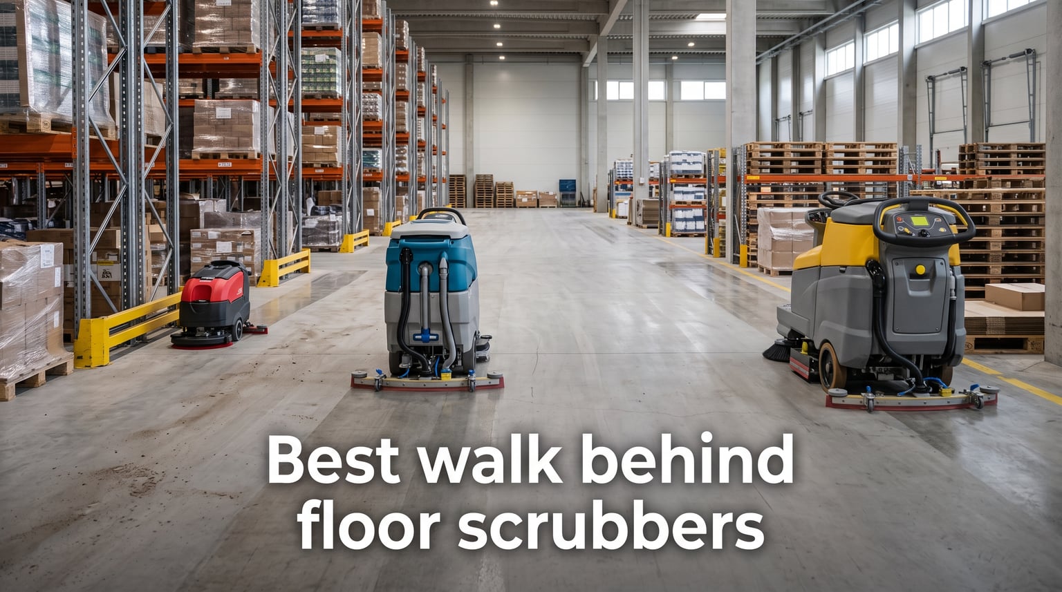 best walk behind floor scrubbers